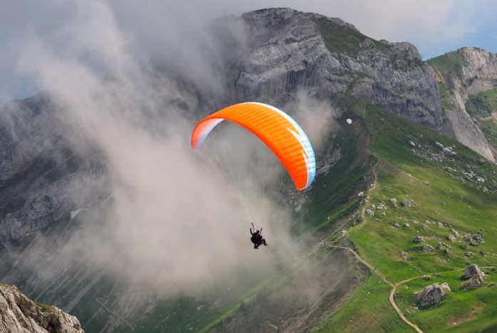 Paragliding i Darjeeling